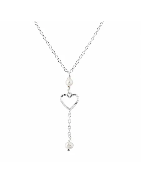AQUA DULCE | ALMA PEARL NECKLACE | SILVER