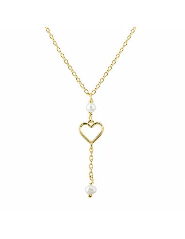 AQUA DULCE | ALMA PEARL NECKLACE | GOLDEN