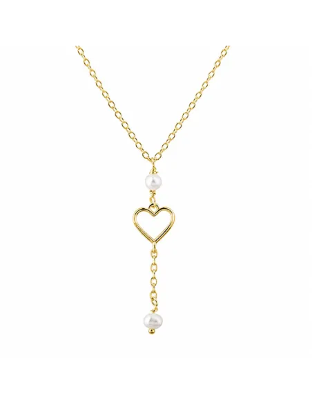 AQUA DULCE | ALMA PEARL NECKLACE | GOLDEN