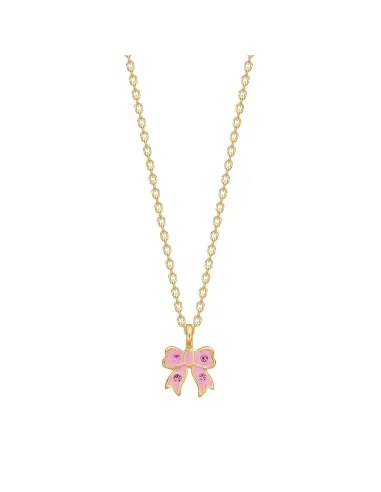 NOA KIDS JEWELLERY | Forg. sølvvedhæng sløjfe m. cz/epoxy