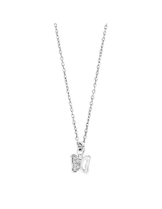 NOA KIDS JEWELLERY | Rhd. sølvvedhæng sommerfugl m. cz