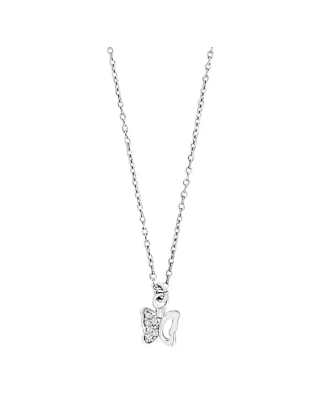 NOA KIDS JEWELLERY | Rhd. sølvvedhæng sommerfugl m. cz
