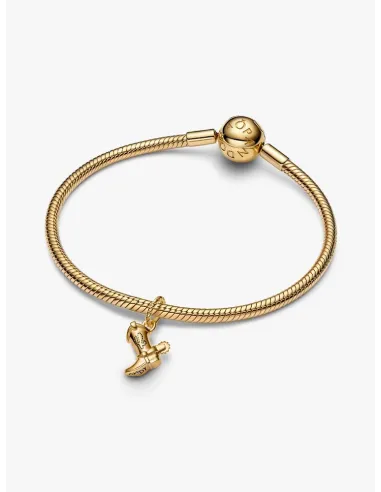 PANDORA Funklende Pavé Tredobbelt Række Charm | Glimtende Elegance