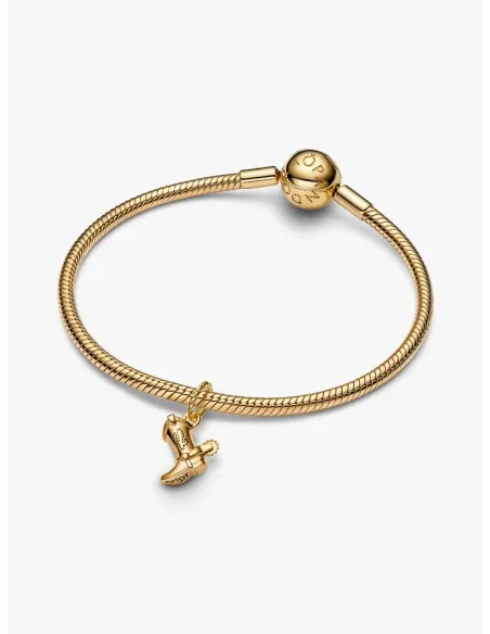 PANDORA Funklende Pavé Tredobbelt Række Charm | Glimtende Elegance