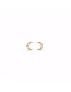 Guld & Sølv Design | Seville guld ørestik i 8kt. med zirkonia
