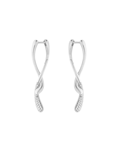 Georg Jensen Mercy Swirl øreringe | Diamanter