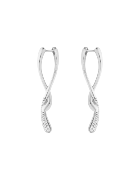 Georg Jensen Mercy Swirl øreringe | Diamanter