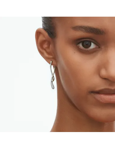 Georg Jensen Mercy Swirl øreringe | Diamanter