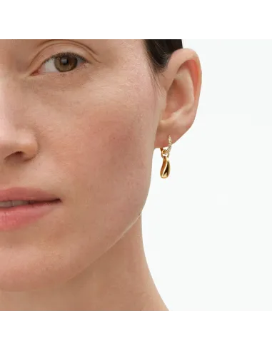Georg Jensen Reflect øreringe i 18 kt. guld