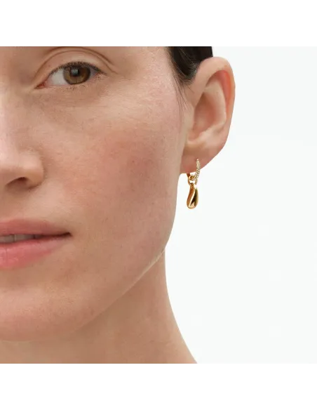 Georg Jensen Reflect øreringe i 18 kt. guld