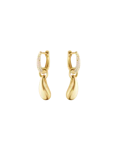 Georg Jensen Reflect øreringe i 18 kt. guld