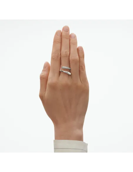 Georg Jensen Mercy Twist ring | 0,37 ct.