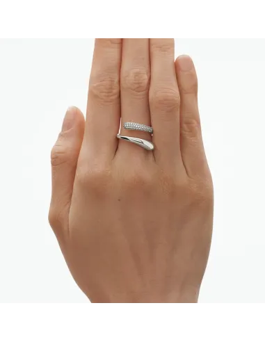Georg Jensen Mercy Twist ring | 0,37 ct.