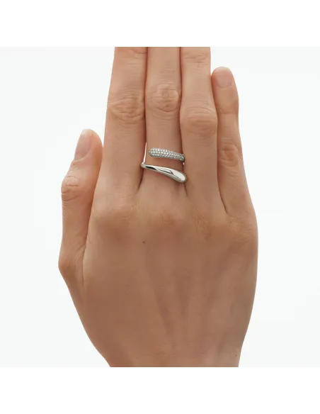 Georg Jensen Mercy Twist ring | 0,37 ct.