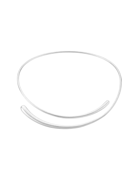 Georg Jensen Mercy halsring i sølv | SM–ML