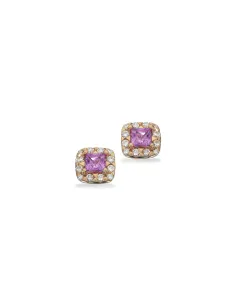 Scrouples | Diana ørepynt roset 0,12 H-W/SI-pink safir 14 kt