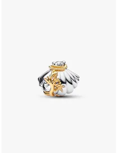 PANDORA Funklende Pavé Tredobbelt Række Charm | Glimtende Elegance