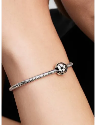 PANDORA Funklende Pavé Tredobbelt Række Charm | Glimtende Elegance