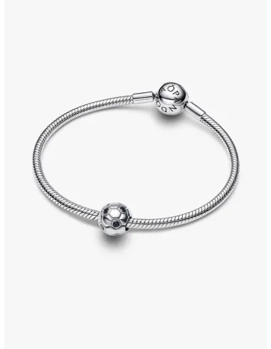 PANDORA Funklende Pavé Tredobbelt Række Charm | Glimtende Elegance