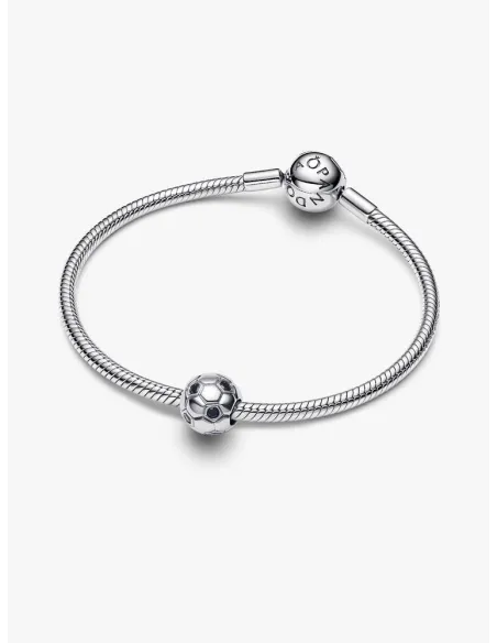 PANDORA Funklende Pavé Tredobbelt Række Charm | Glimtende Elegance