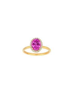 JOANLI NOR | Forgyldt ring MILLENOR pink