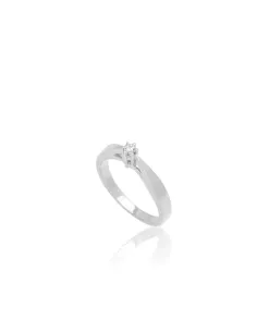 Wesselton diamantring i hvidguld | Jan Jørgensen 2