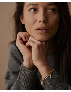 Kay Bojesen Jewelry | Kædearmbånd i 18 karat forgyldt sølv til Kay Bojesen vedhæng 2