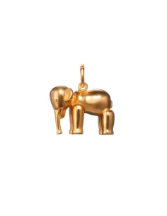 Elefanten vedhæng forgyldt sølv | Kay Bojesen Jewelry