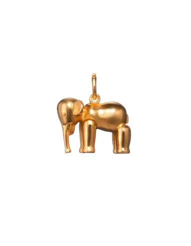 Elefanten vedhæng forgyldt sølv | Kay Bojesen Jewelry