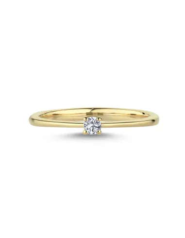 NURAN THE ONE diamantring i rødguld | 0,07-0,38 ct.
