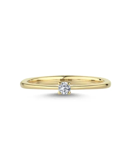 NURAN THE ONE diamantring i rødguld | 0,07-0,38 ct.