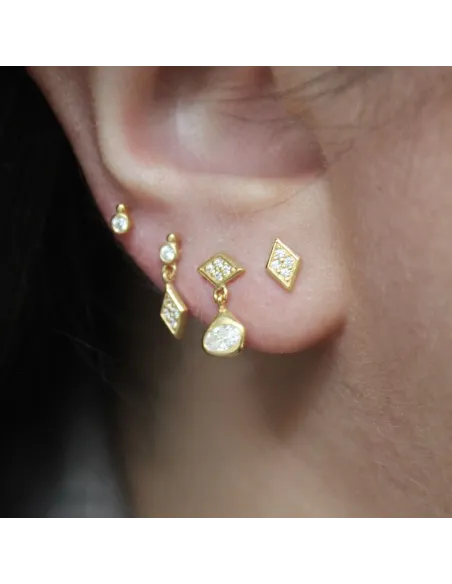 STINE A | Miss Princess Dot Earring - Single