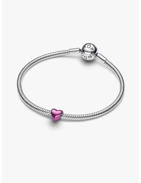 PANDORA Funklende Pavé Tredobbelt Række Charm | Glimtende Elegance