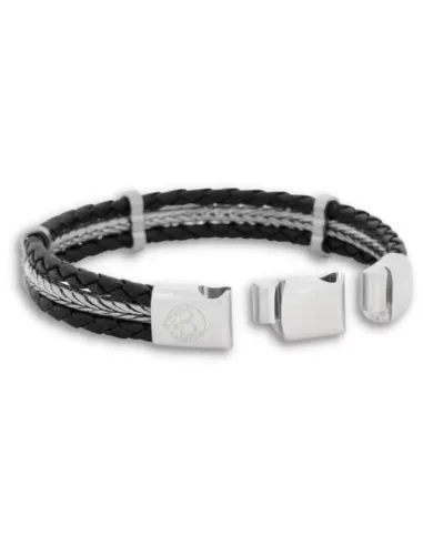 Skyler sort læderarmbånd | by BILLGREN | Hartmann