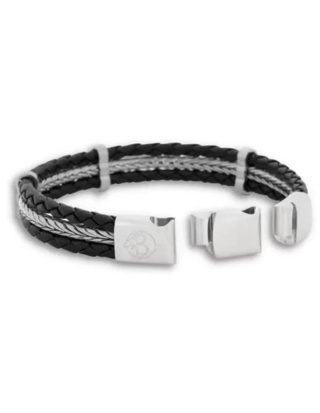 Skyler sort læderarmbånd | by BILLGREN | Hartmann