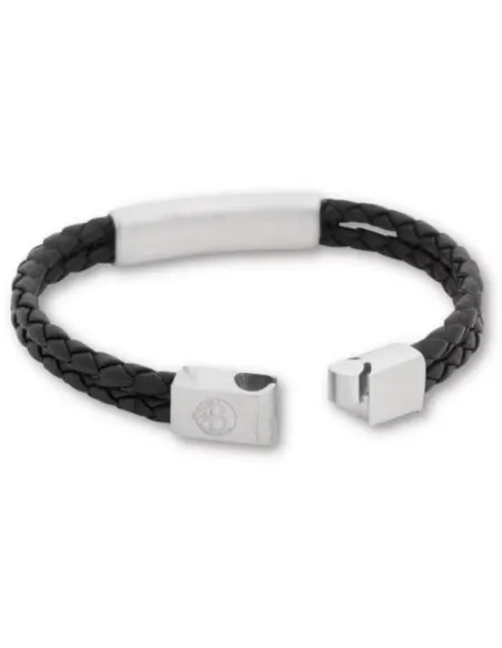 Lennox sort læderarmbånd | by BILLGREN | Hartmann