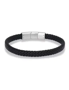 Lamin sort læderarmbånd | by BILLGREN | Hartmann