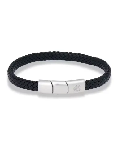 Lamin sort læderarmbånd | by BILLGREN | Hartmann
