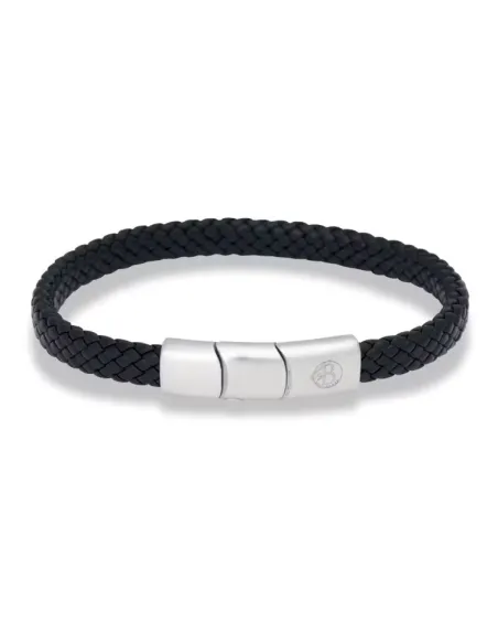 Lamin sort læderarmbånd | by BILLGREN | Hartmann