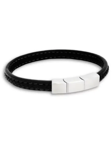 Lex sort læderarmbånd | by BILLGREN | Hartmann