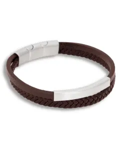 Leeroy brunt læderarmbånd | by BILLGREN | Hartmann