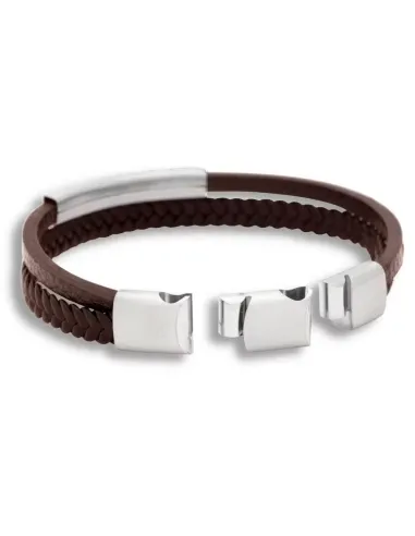 Leeroy brunt læderarmbånd | by BILLGREN | Hartmann