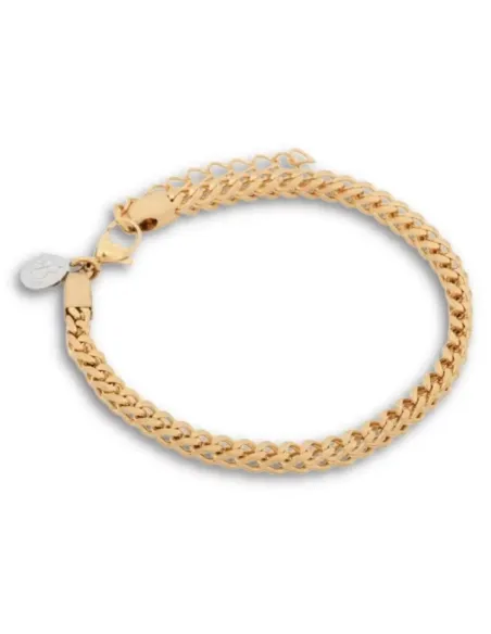 by BILLGREN Sander guldfarvet panserarmbånd i stål, 18 + 3 cm | Hartma