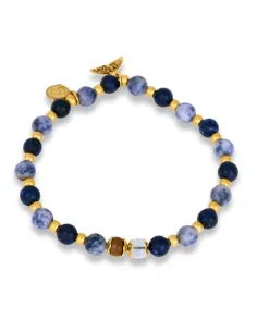 by BILLGREN Ocean armbånd blå/guld | Hartmann