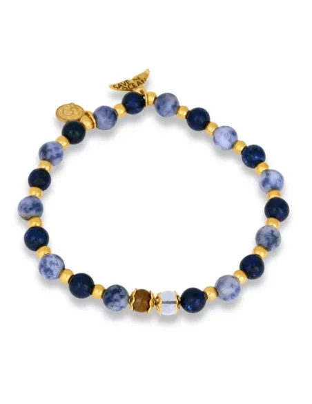 by BILLGREN Ocean armbånd blå/guld | Hartmann