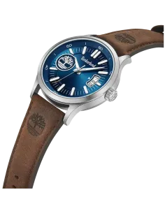 Timberland Trumbul TDWGB0041005 herreur med blå urskive og brun læderrem 2