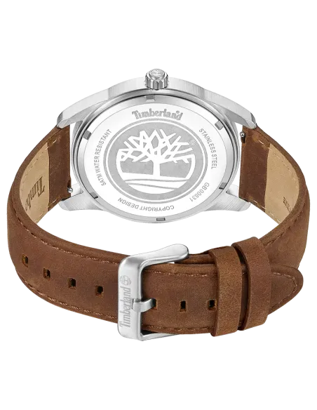 Timberland Birch Road TDWGB0083103 – bagside af stålkasse og brun læderrem