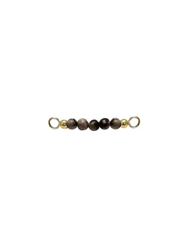 HEIRING | Snowflake obsidian top til armring forgyldt sølv