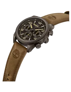 Timberland Henniker II TDWGF0028706 med brun urskive og brun læderrem 2