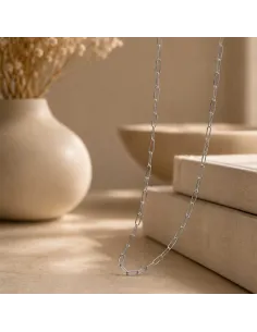 HEIRING | Paperclip kæde sølv 70 cm 2